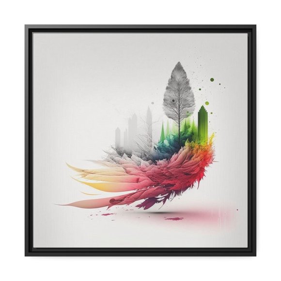 Wall art for hotel,wall art for living room,wall art, Matte Canvas, Black Frame - Picture 4 of 9